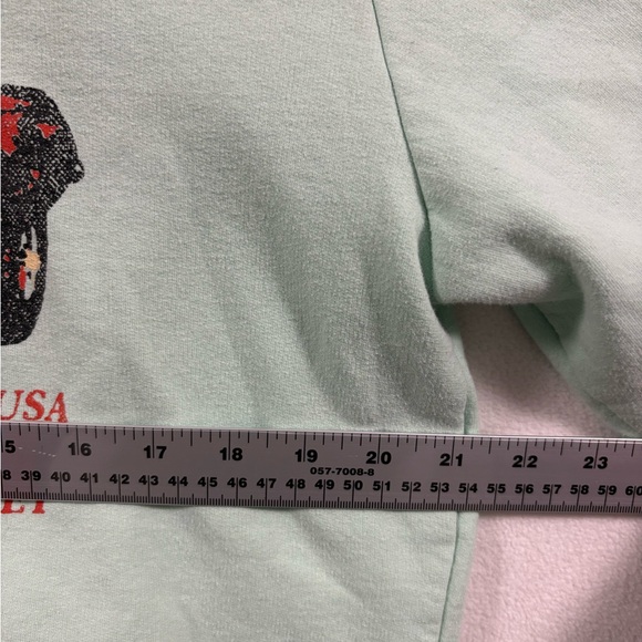 Free Ship (Official Licensed Product) Vintage Chevrolet Camaro Mint Green Hoodie - Picture 7 of 8